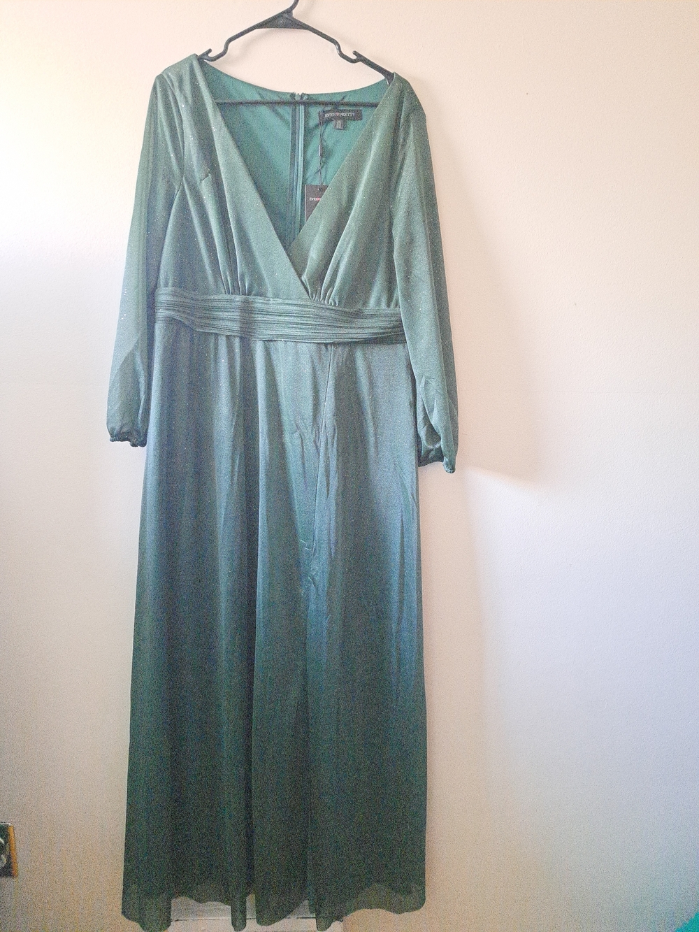 Ever Pretty Emerald Green Sparkle Maxi Dress
